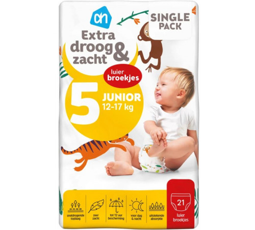 Підгузки-трусики Albert Heijn Extra Droog & Zacht 5 (12-17 кг) 21 шт