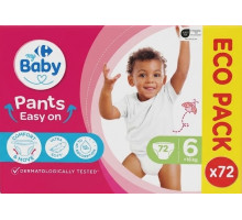 Подгузники-трусики Carrefour My Baby 6 (16+ кг) 72 шт