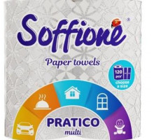 Бумажные полотенца Soffione Pratico multi 2 слоя 2 шт
