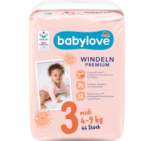 Підгузки Babylove Premium 3 (4-9 кг) 46 шт