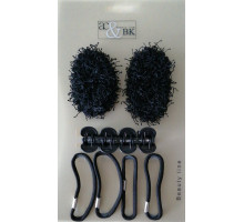 Набір резинок та крабів для волосся АС&ВК Beauty Line Nr 002
