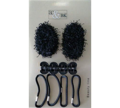 Набір резинок та крабів для волосся АС&ВК Beauty Line Nr 002