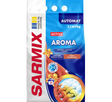 Пральний порошок Sarmix Active Aroma для всіх типів прання 2.1 кг 31 прання