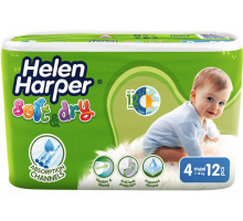 Подгузники Helen Harper Soft & Dry 4 (7-18 кг) 12 шт