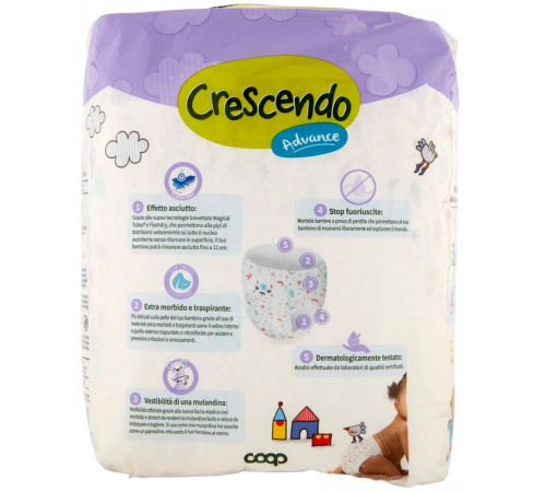 Підгузки-трусики Crescendo 4 (8-15 кг) 19 шт