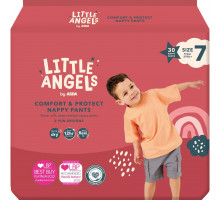 Подгузники-трусики Asda Little Angels Comfort & Protect 7 (17+кг) 30 шт
