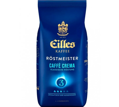 Кофе в зернах J.J.Darboven Eilles Caffeе Crema 1 кг