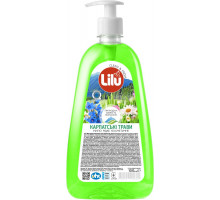 Жидкое мыло косметическое Lilu Карпатские травы с дозатором 1 л