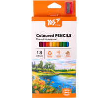 Олівці кольорові Yes 290739 Orange Line з точилкою 18 кольорів