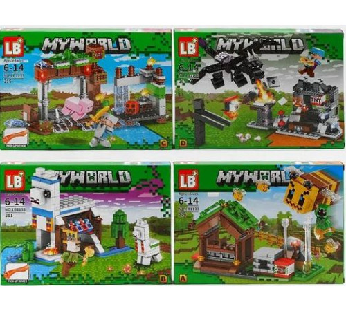 Конструктор LB1133 My World в ассортименте Конструктор LB1133 My World в ассортименте
