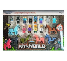 Набір героїв 95567 My World за мотивами гри 18 фігурок