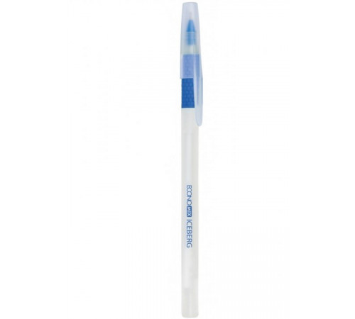 Ручка масляная Economix Iceberg синяя 0.7 мм