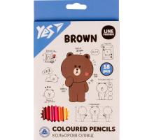 Олівці дитячі Yes 290712 Line Friends 18 кольорів