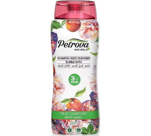 Шампунь Petrova Naturals 3 в 1 Fruit Symphony 500 мл Шампунь Petrova Naturals 3 в 1 Fruit Symphony 500 мл