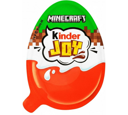 Шоколадне яйце Kinder Joy Minecraft 20 г