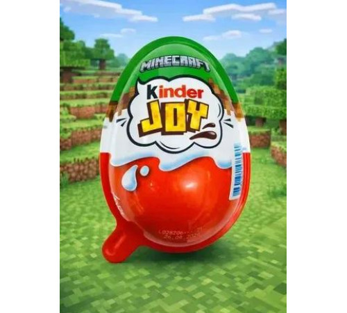 Шоколадне яйце Kinder Joy Minecraft 20 г