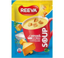 Крем-суп Reeva Сирний зі смаком сиру чеддер з крутонами 15.5 г