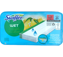 Змінні вологі серветки для швабри Swiffer Wet з ароматом Лимону 24 шт