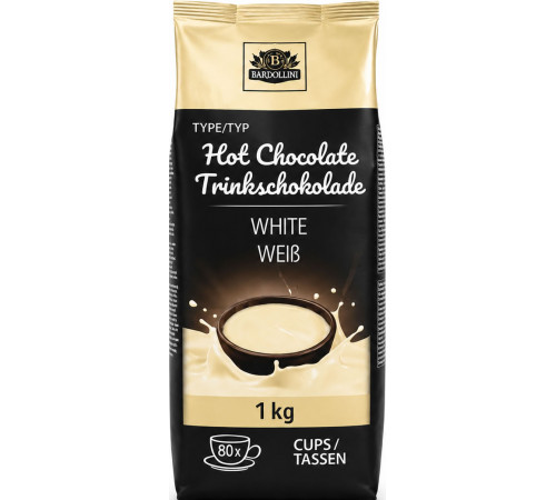 Гарячий шоколад Bardollini White Chocolate 1 кг
