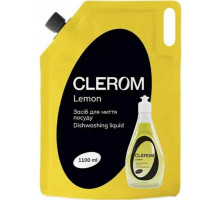 Засіб для миття посуду Clerom Lemon дой-пак 1.1 л