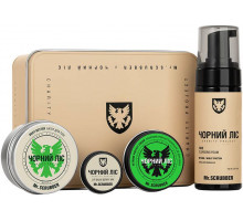 Подарунковий набір чоловічий Mr.Scrubber Charity Box Чорний ліс B