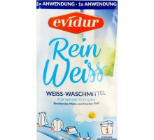 Порошок для стирки белого текстиля Evidur Rein Weiss 60 г