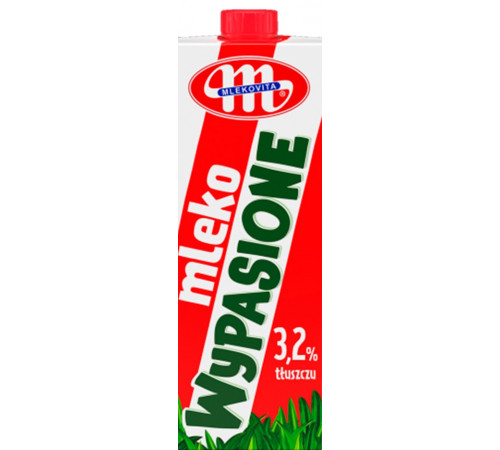 Молоко Mlekovita Wypasione 3.2% 1 л