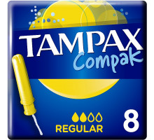 Тампони Tampax Compak Regular Single з аплікатором 8 шт