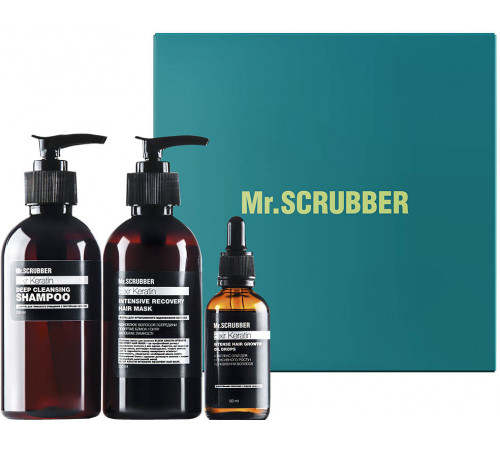 Подарунковий набір жіночий Mr.Scrubber Кератинове відновлення Подарунковий набір жіночий Mr.Scrubber Кератинове відновлення