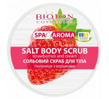 Соляний скраб для тіла Bioton Cosmetics Spa & Aroma Полуниця з вершками 250 мл