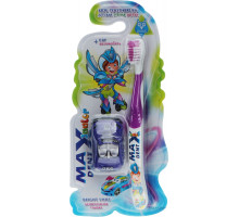 Зубна щітка дитяча Махdent з автомобілем для хлопчика