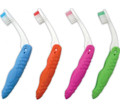 Зубна щітка STS з відкидною ручкою