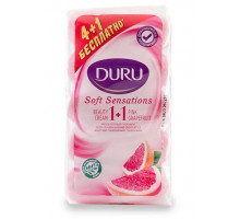 Мило Duru Soft Sensations 1+1 Грейпфрут  екопак 4+1*90 г