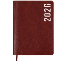 Еженедельник датированный 2026 A5 Buromax Mind ВМ21152-25 коричневый