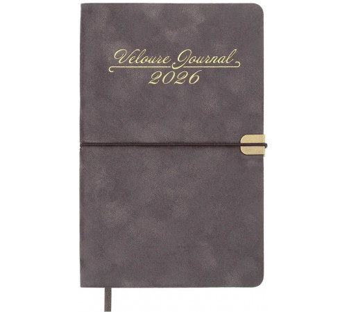 Еженедельник датирован 2026 A5 Buromax Velour ВМ2710 в ассортимете