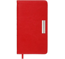 Еженедельник карманный датированный 2026 A6 Buromax Salerno ВМ2892-05 красный