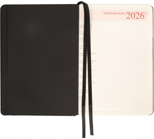 Дневник деловой 2026 А5 Leo Planner Legacy 252649 368 страниц черный
