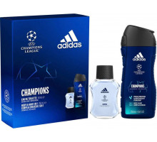 Подарунковий набір чоловічий Adidas UEFA Champions League (Туалетна вода 50 мл + Гель для душу 250 мл)