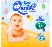 Подгузники детские Quik 3 (4-9 кг) 20 шт