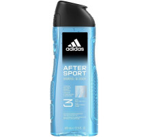 Гель для душу чоловічий Adidas After Sport 3in1 400 мл