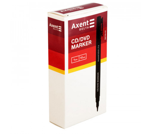 Перманентный маркер Axent D2703-01 CD/DVD Черный