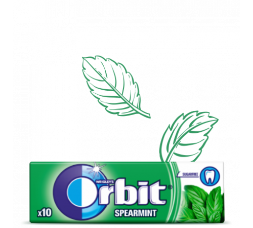 Жеватательная резинка Orbit Spearmint