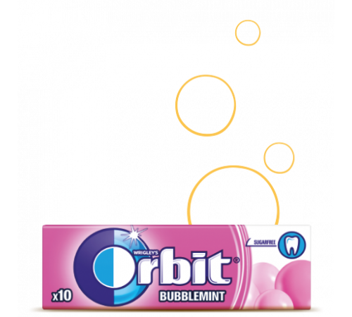 Жеватательная резинка Orbit Bubblemint