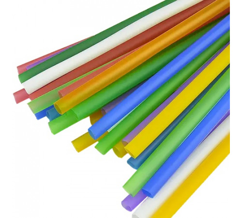 Трубочки для фрешей цветные 21 см 500 шт
