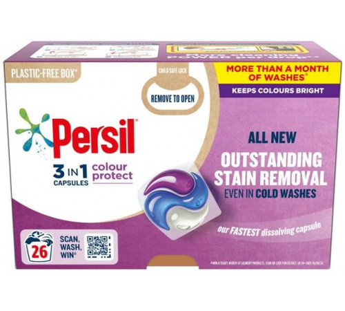 Гелевые капсулы Persil 3 in 1 Colour Protect 26 шт (цена за 1 шт)