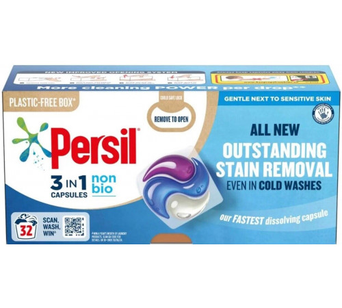 Гелевые капсулы Persil 3 in 1 Non Bio 32 шт (цена за 1 шт)