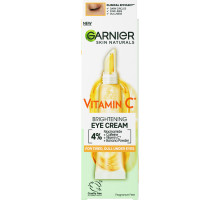 Крем для шкіри навколо очей Garnier Skin Naturals з вітаміном С з ефектом зменшення видимості темних кіл і надання сяяння 15 мл