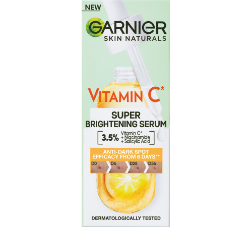 Сироватка з вітаміном С Garnier Skin Naturals для зменшення видимості пігментних плям 30 мл
