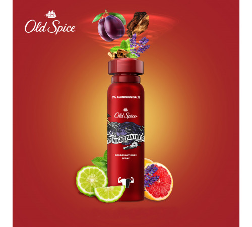 Аерозольний дезодорант Old Spice Night Panther 150 мл