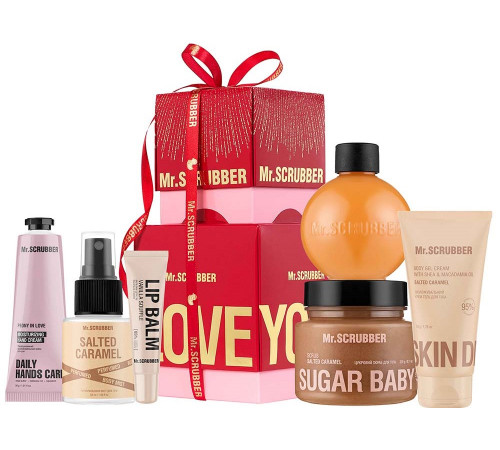 Подарунковий набір Mr. Scrubber Salted Caramel Season